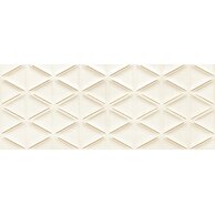 Dekor Arté Senza geo white struktura lesk rektifikovaný 30x75