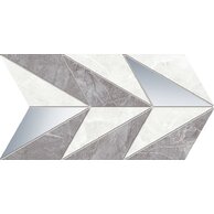 Mozaika Arté Marlena white lesk 19x33