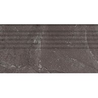 Schodovka Tubadzin Grand Cave graphite mat rektifikovaná 30x60