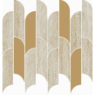 Mozaika Tubadzin Tissue beige pololesk 27x30