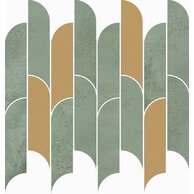 Mozaika Tubadzin Tissue green pololesk 27x30