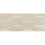 Obklad Tubadzin Tissue ivory struktura mat rektifikovaný 30x75