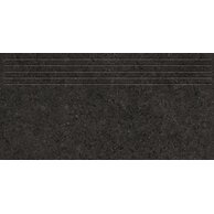 Schodovka Tubadzin Zimba black struktura mat rektifikovaná 30x60