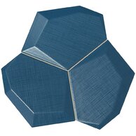 Mozaika Tubadzin Satini blue mat rektifikovaná 19x21