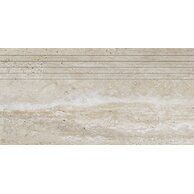 Schodovka Tubadzin Travertino mat rektifikovaná 30x60