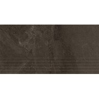 Schodovka Tubadzin Grand Cave brown mat rektifikovaná 30x60
