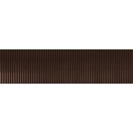 Obklad Tubadzin Groove brown 1 struktura lesk 8x30