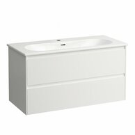 LANI 100 skříňka bílá lesk umyvadlo LUA 100 SLIM H8600882611041