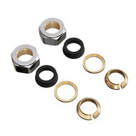 Svěrné šroubení PMH pro ventil Cube-Com měď 15 mm, závit M24, chrom, 33109-C