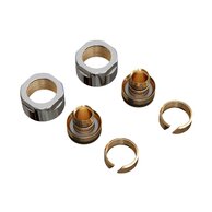 Svěrné šroubení PMH pro ventil CUBE (-CET, -CE, -T,) LINE alupex 16 mm, 1/2", chrom, 59102-C