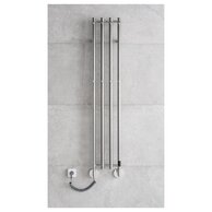 Sušák PMH Mona elektrický kabel vlevo, 331x1533 mm, leštěná nerez, MO1SS-LK