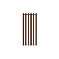 Radiátor PMH Rosendal koupelnový 420x950 mm, hnědá strukturální, R1BR/6