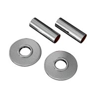 Rozety PMH na rozteč ventilu, kartáčovaná nerez, R821SS