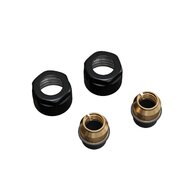 Svěrné šroubení PMH pro ventil Uniko, Term, Duo měď 15 mm, 3/4" eurokonus, černá, ZZM1524