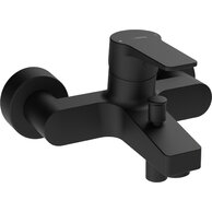 Baterie Hansa Twist vanová/sprchová nástěnná černá mat, 0974218333