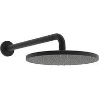 Sprcha hlavová Hansa Viva 250mm s dešťovou sprchou černá mat, 4426020033