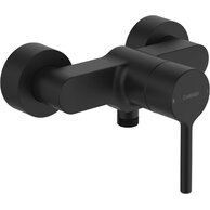 Baterie Hansa Vantis sprchová nástěnná černá mat, 5245016733