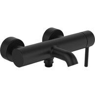 Baterie Hansa Vantis vanová/sprchová nástěnná černá mat, 5444220733