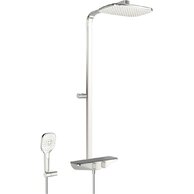 Sprchová souprava Hansa Emotion s dešťovou sprchou chrom/šedá, 5865017184