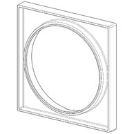 Nástavec Hansa Bluebox sada 15mm 150x150mm, 59914192