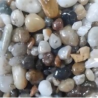 Říční štěrk Murexin 4 - 8 mm bílošedý plnivo pro kamenný  koberec 25 kg