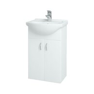 Pluto 50 spodní skříň s umyvadlem Apolo 50 bílá