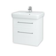 Q Max SZZ2 60 koupelnová skříňka bílá lesk N01 / bílá vysoký lesk L01 60117