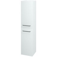 Q Max 350 skříň vysoká bílá lesk C