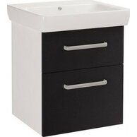 Q Max 600 spodní skříň včetně umyvadla Q 600-ANTRACIT lesk A 60100