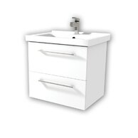 Tomi SZZ2 60 spodní skříňka BÍLÁ lesk/BÍLÁ lesk včetně umyvadla GRACE 60 172251