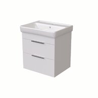 BENU SZZ2 60 spodní skříňka 2-zásuvková BÍLÁ lesk/BÍLÁ lesk včetně umyvadla Q 60 T05  807368