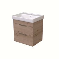 BENU SZZ2 60 spodní skříňka 2-zásuvková KARAMEL/KARAMEL včetně umyvadla Q 60 T05  807375