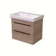 BENU SZZ2 70 spodní skříňka 2-zásuvková KARAMEL/KARAMEL včetně umyvadla Q 70 T07 807498