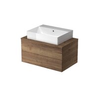 Module SZZ2 80 koupelnová skříňka TOBACCO s umyvadlem KUBE 312404