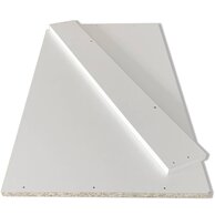 Přestavbová sada EBS Kuba pro vytvoření dna 80 bez vářezu, bílá, SUPLKUB80