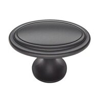 Úchytka EBS Landhaus kovová knoflík, černá, LAND679