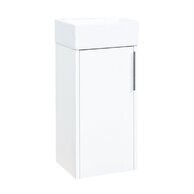 Skříňka EBS City 33 s umyvadlem, bílá lesk, CITY33B