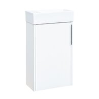 Skříňka EBS City 41 s umyvadlem, bílá lesk, CITY41B