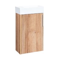 Skříňka EBS City 41 s umyvadlem, dub Riviera, CITY41D