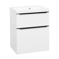 Skříňka EBS Dream 61 s umyvadlem, bílá mat, DREAM61CB