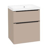 Skříňka EBS Dream 61 s umyvadlem, šedý kámen mat, DREAM61CK