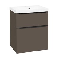 Skříňka EBS Dream 61 s umyvadlem, šedá láva mat, DREAM61CL