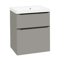 Skříňka EBS Dream 61 s umyvadlem, šedá mat, DREAM61CM