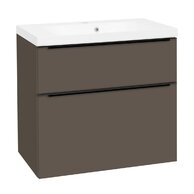 Skříňka EBS Dream 81 s umyvadlem, šedá láva mat, DREAM81CL