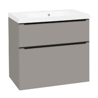 Skříňka EBS Dream 81 s umyvadlem, šedá mat, DREAM81CM