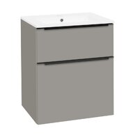 Skříňka EBS Dream 61 s umyvadlem slim, šedá mat, DREAMSL61CM