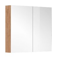 Skříňka EBS Duomo 80 zrcadlová, dub Riviera, DUOMO2G80D