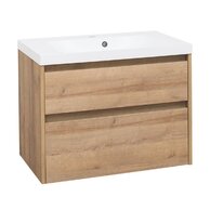 Skříňka EBS Duomo 81 s umyvadlem, dub Riviera, DUOMO81D