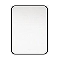 Zrcadlo EBS Emilia 60, s LED osvětlením a senzorem, černý rám, EMILIAZ6080HLEDB