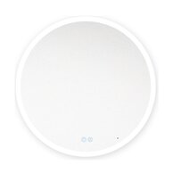 Zrcadlo EBS Emilia 60 kulaté, s LED osvětlením a senzorem, pískovaný okraj, EMILIAZ60KLED